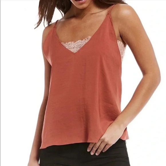Intimately Free People Rust Orange Tank Top Size Large - Picture 1 of 10